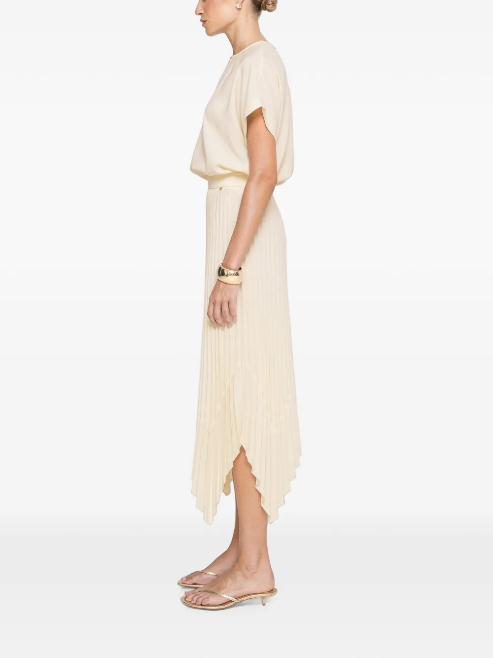 NISSA Top met korte mouwen Beige