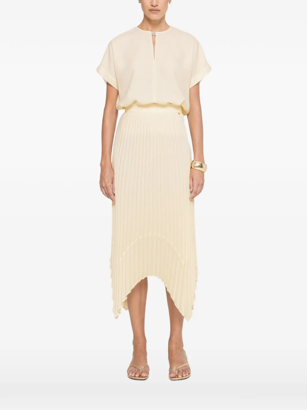 NISSA short-sleeve top - Neutrals