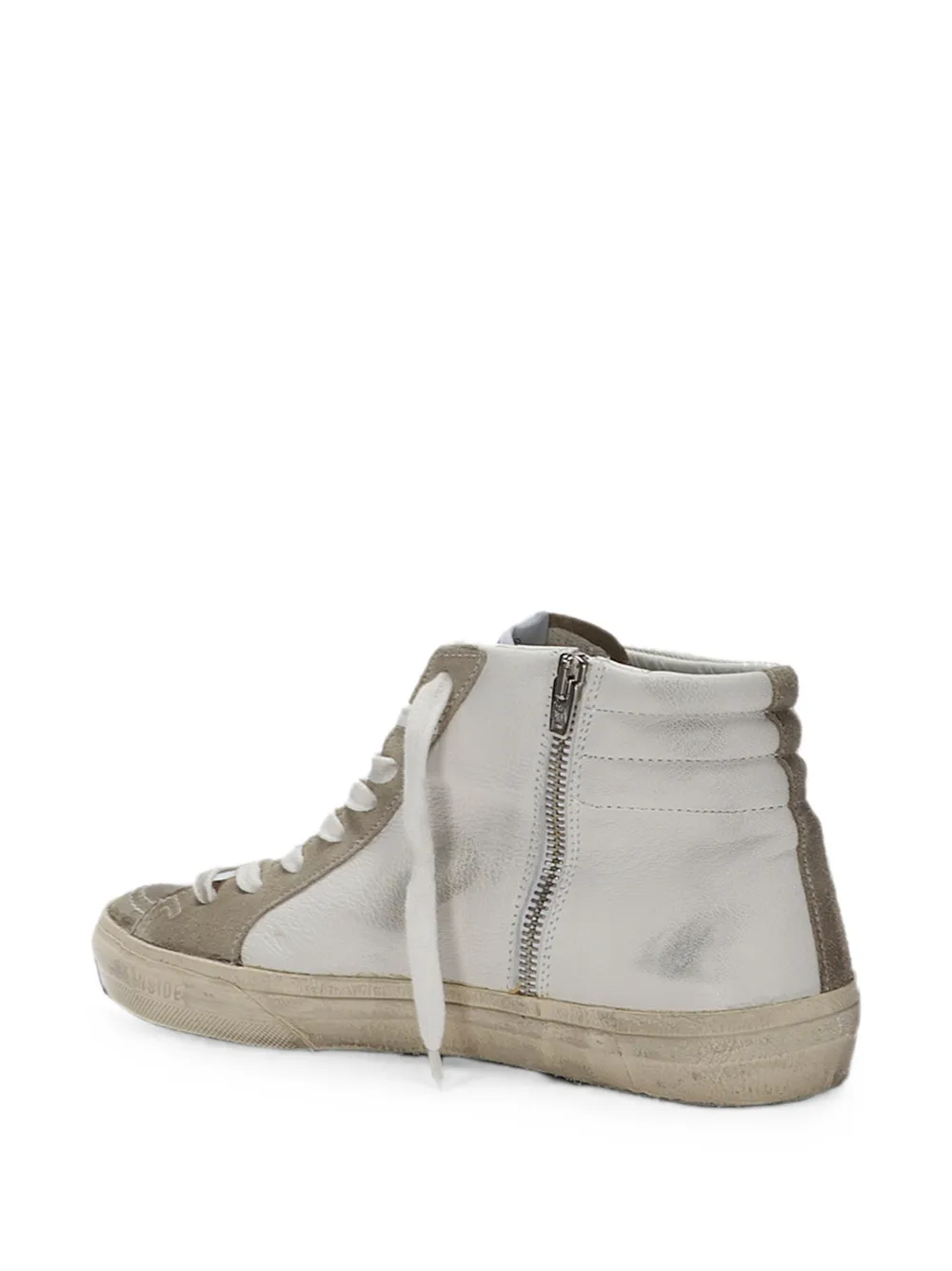 Golden Goose Slide leopard-print sneakers Wit