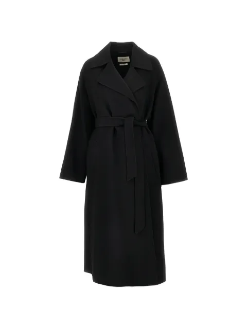 Weekend Max Mara belted wrap single-breasted coat