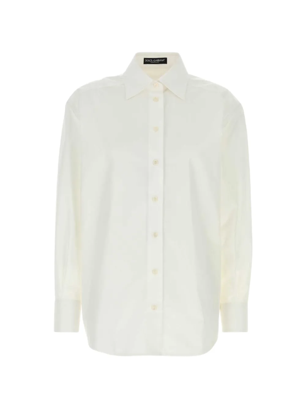 Dolce & Gabbana poplin button-up shirt - White