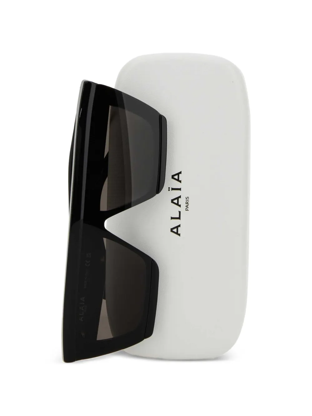 Alaia Eyewear Zonnebril met geometrisch montuur Zwart