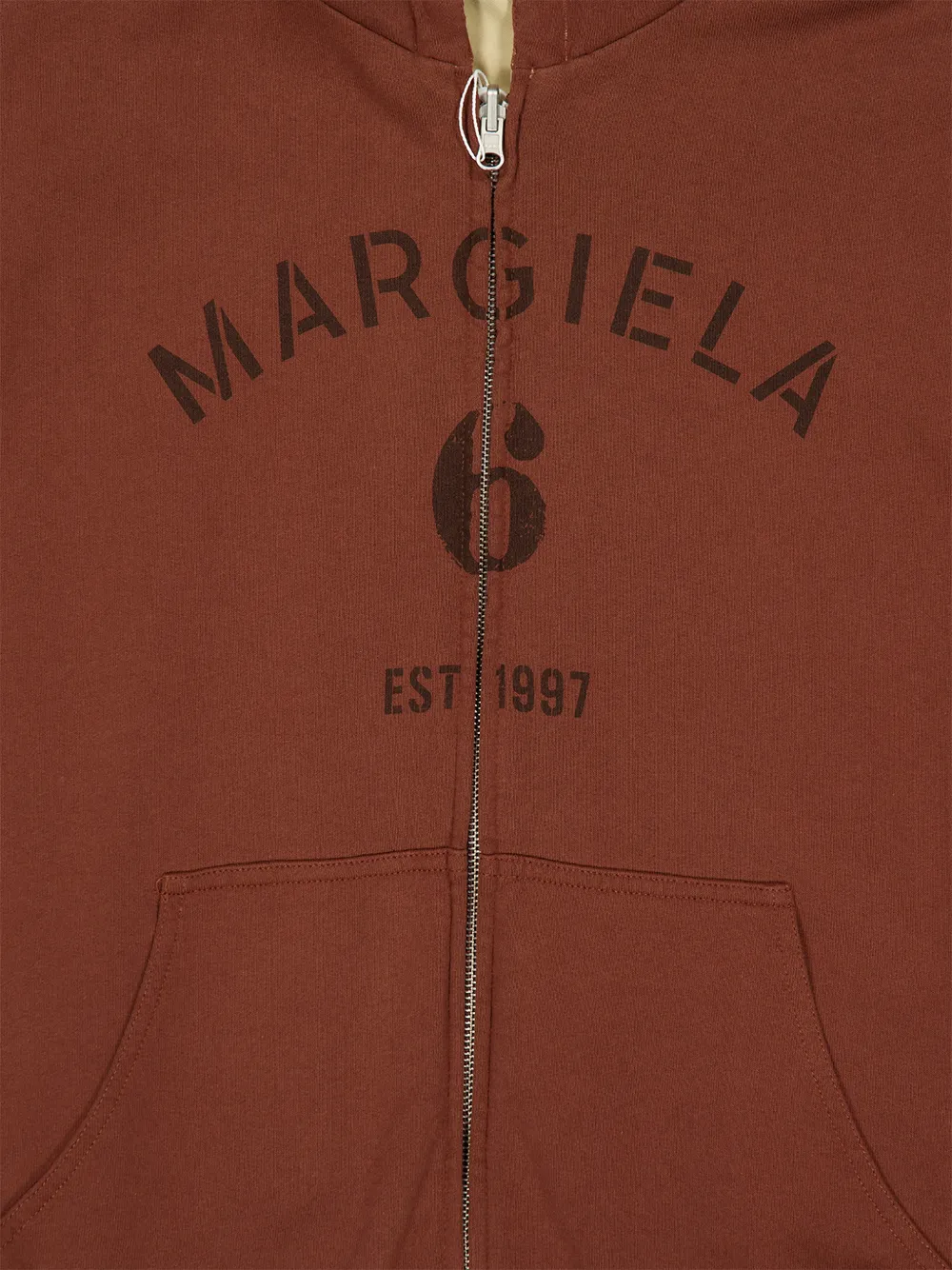 MM6 Maison Margiela Omkeerbaar jack met capuchon Beige