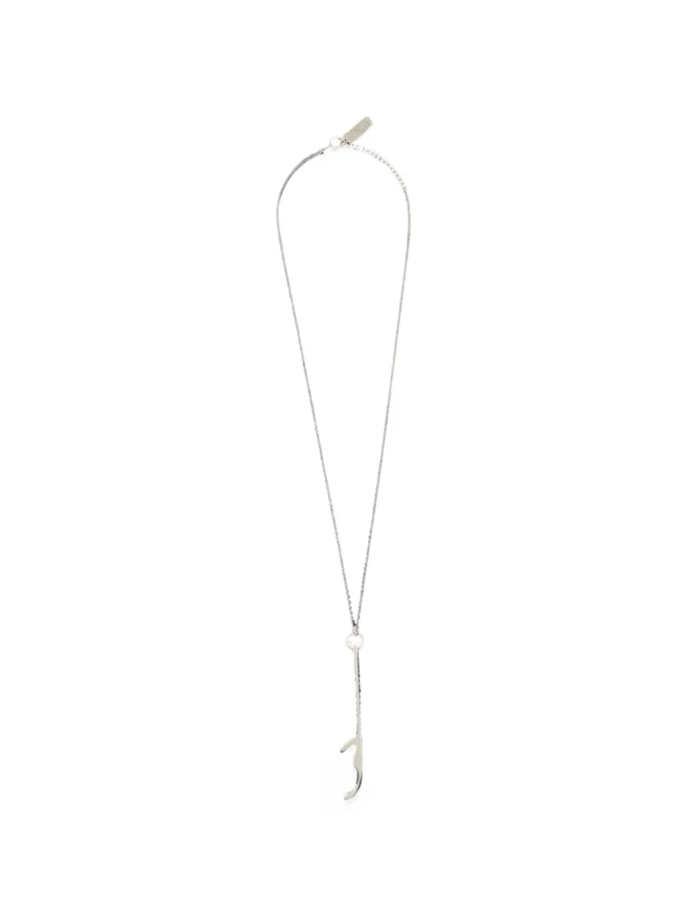 MM6 Maison Margiela Bottle cap pendant necklace - Silber