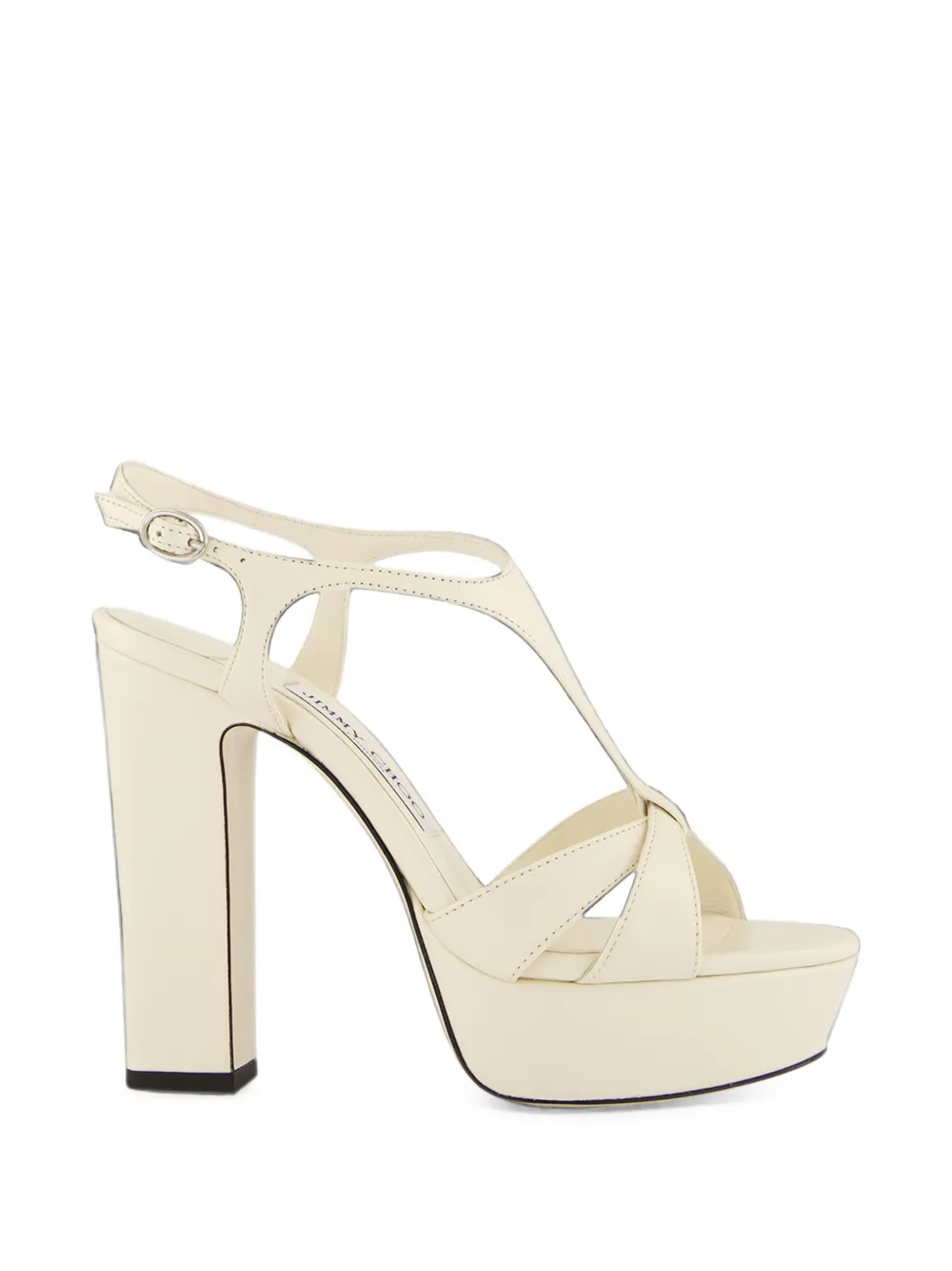 Jimmy Choo Kesia sandalen met plateauzool Beige