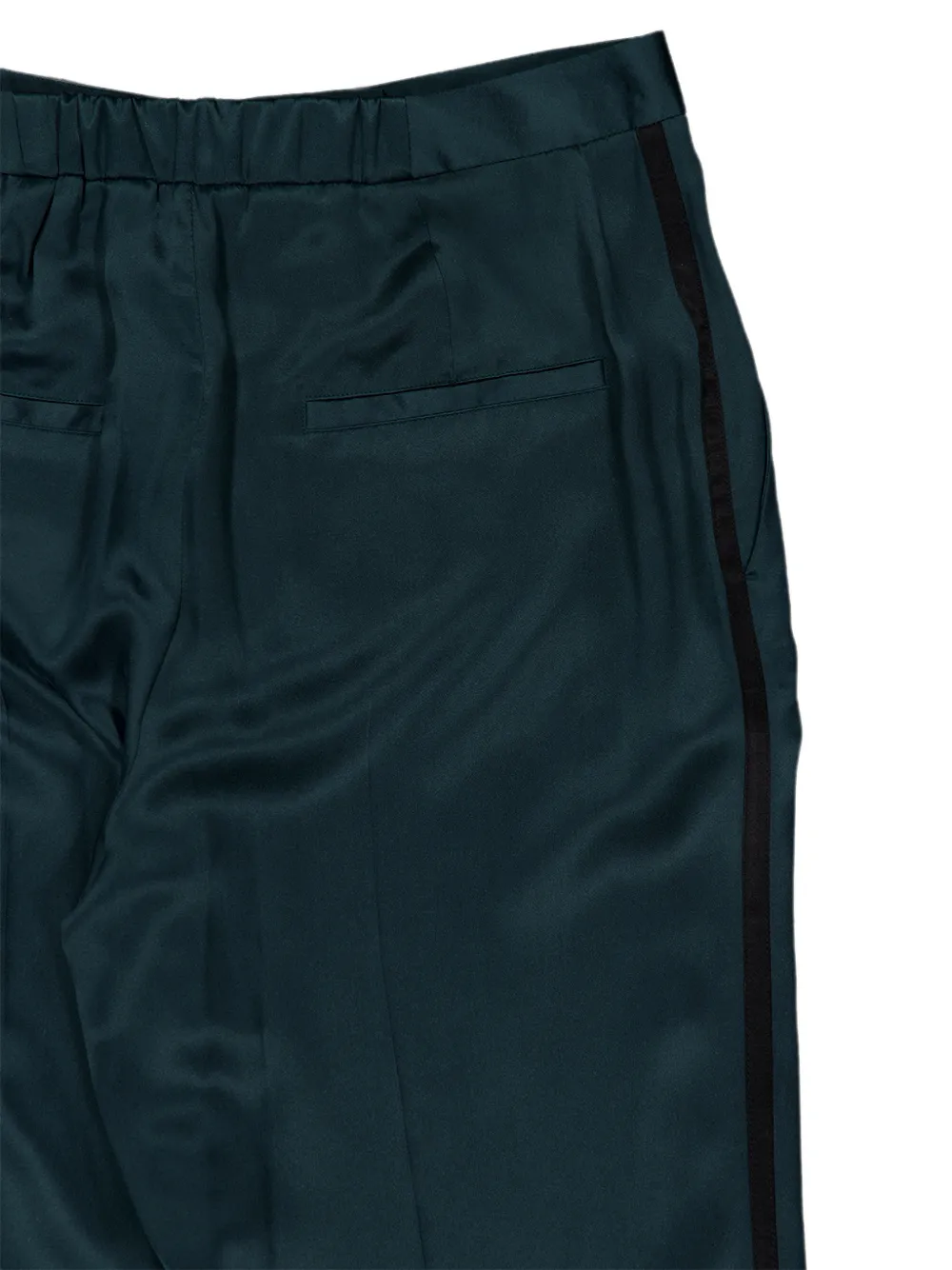 TOM FORD Zijden satijnen smoking pantalon Blauw
