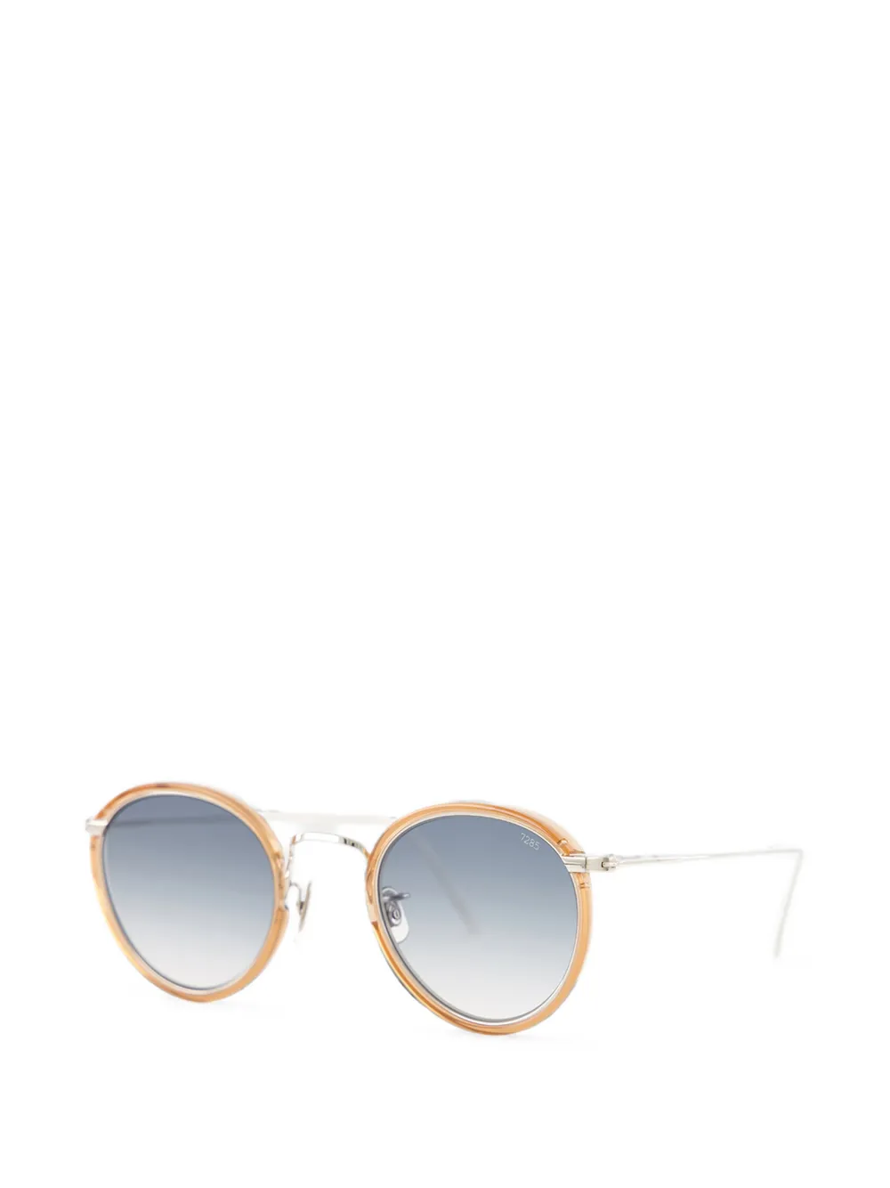 Eyevan7285 717E zonnebril met ovalen montuur Oranje