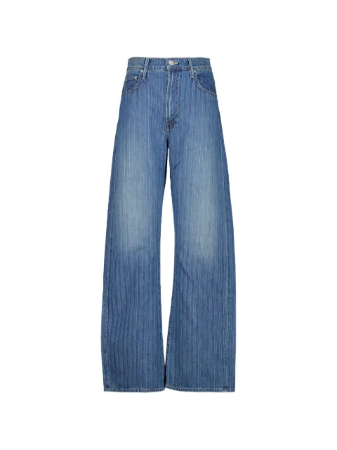 MOTHER The Lasso pinstripe jeans
