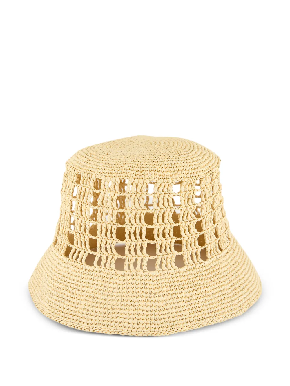 Borsalino Jane crochet bucket hat - Toni neutri