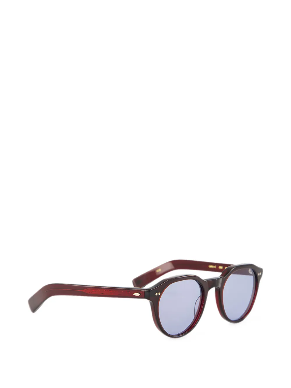 Eyevan7285 Lubine zonnebril met rond montuur Rood