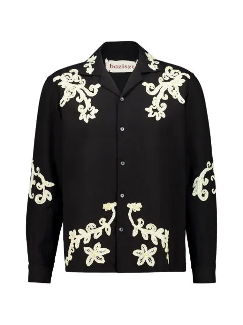 Baziszt camisa Taja con bordado floral