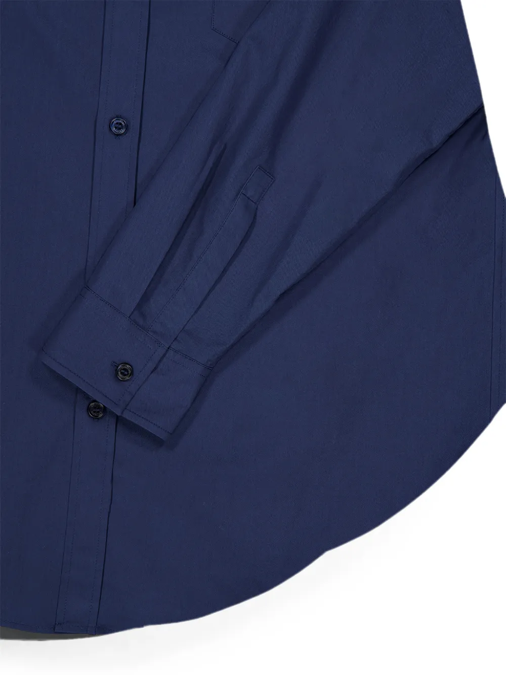Balmain Overhemd met geborduurd logo Blauw