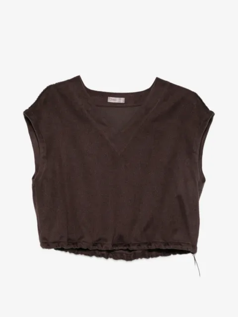 Herno V-neck vest
