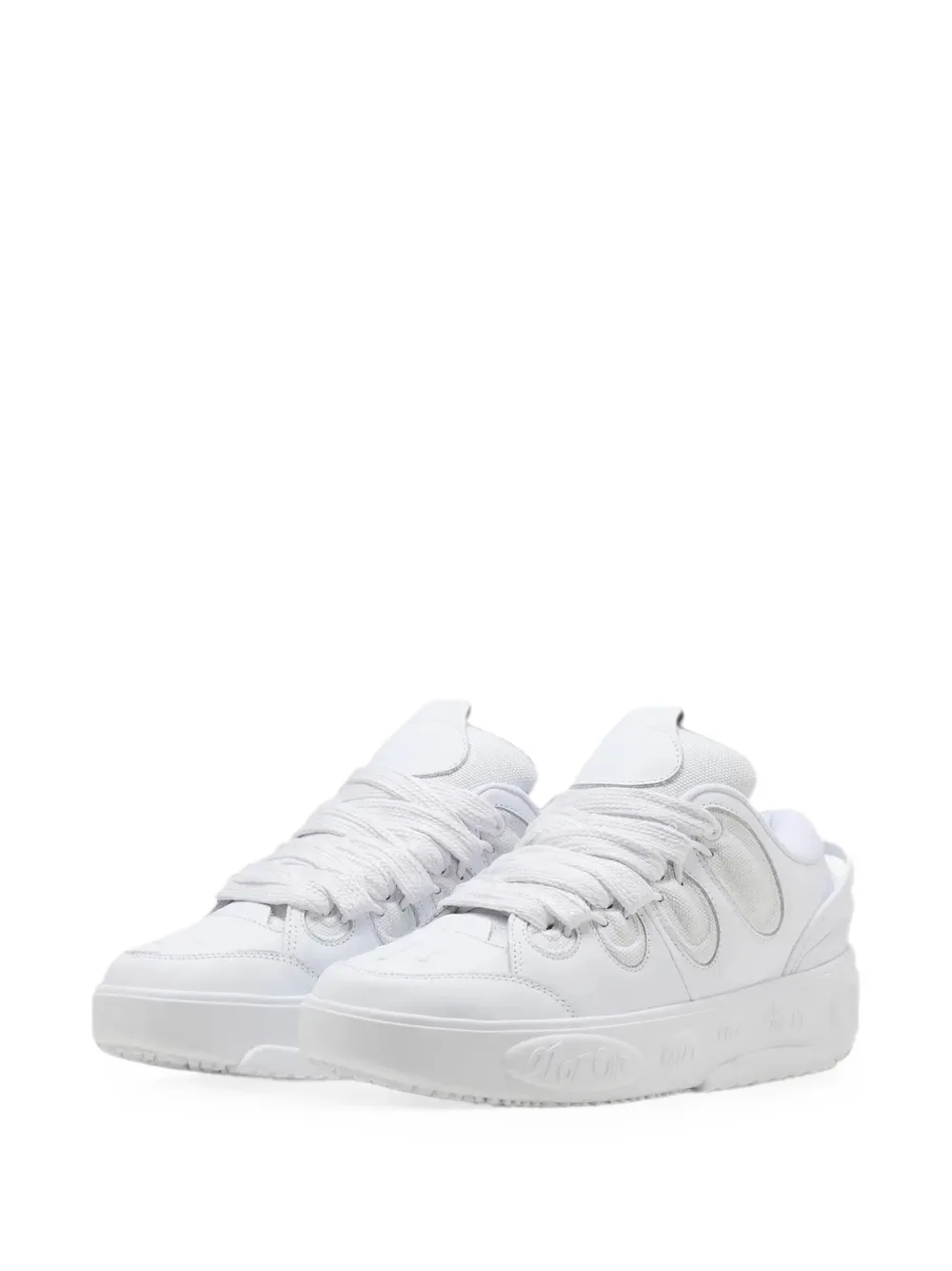 PUMA LaFrancé logo-embossed platform sneakers Wit