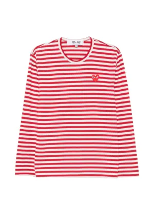 Comme Des Garçons Play ポルカドット ロングTシャツ | ブルー
