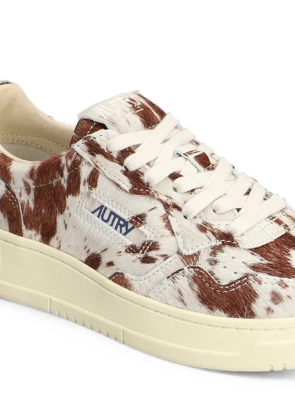 Autry pony-hair sneakers Beige
