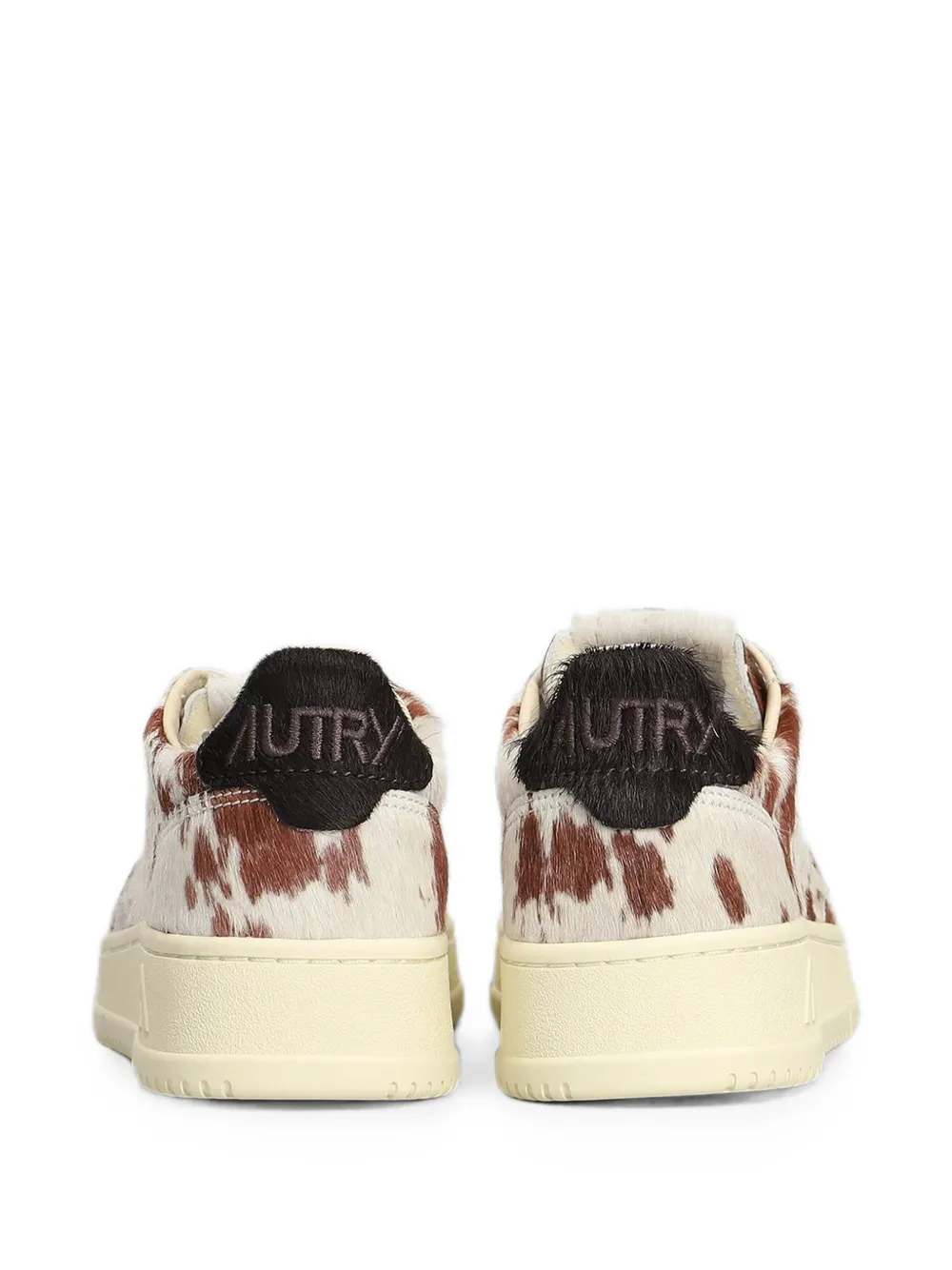 Autry pony-hair sneakers Beige