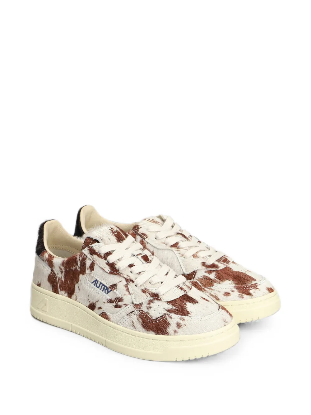 Autry pony-hair sneakers Beige