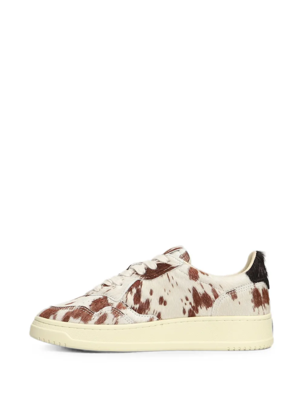 Autry pony-hair sneakers Beige