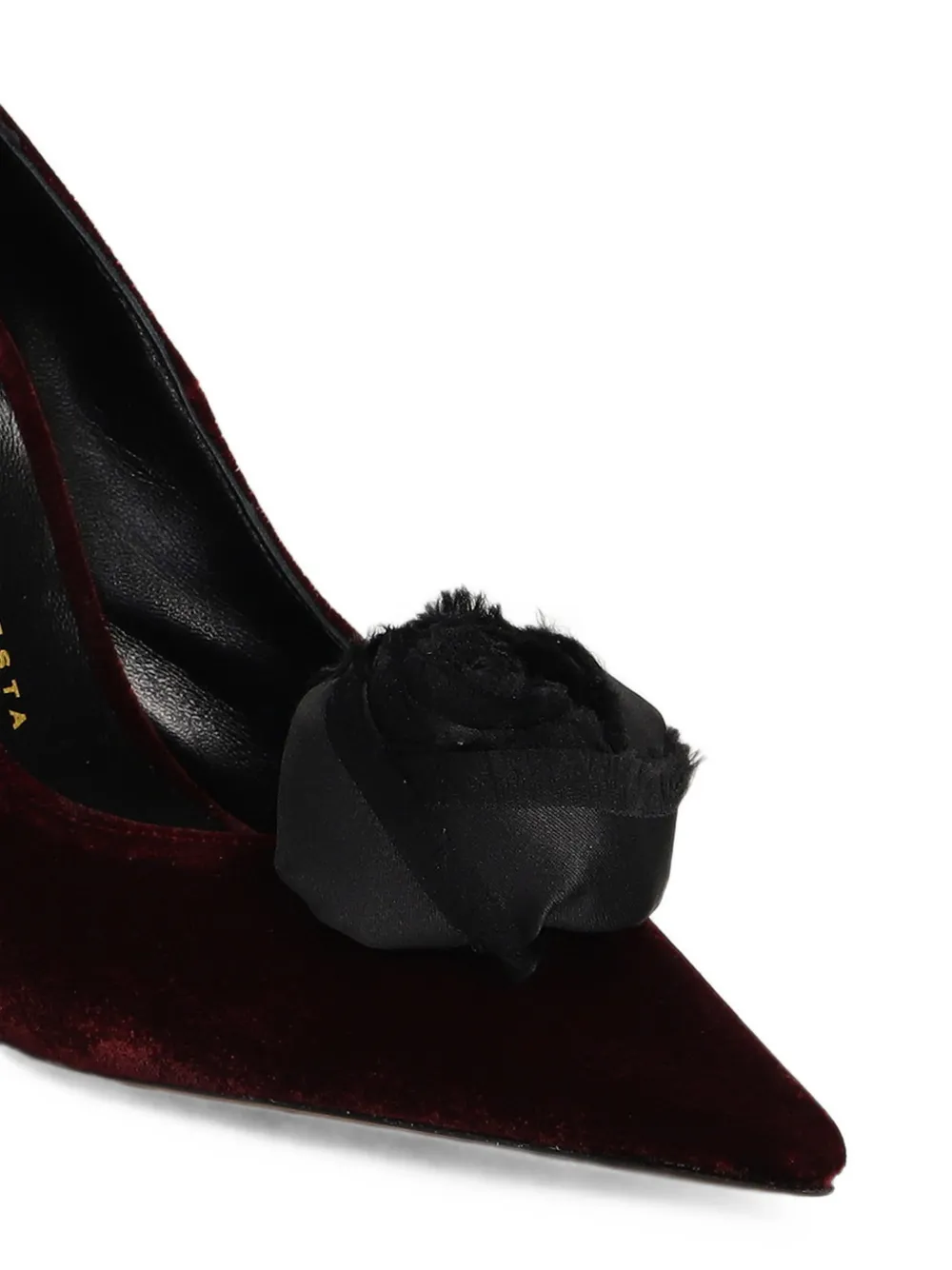 Roberto Festa Lisette floral-appliqué pumps Rood