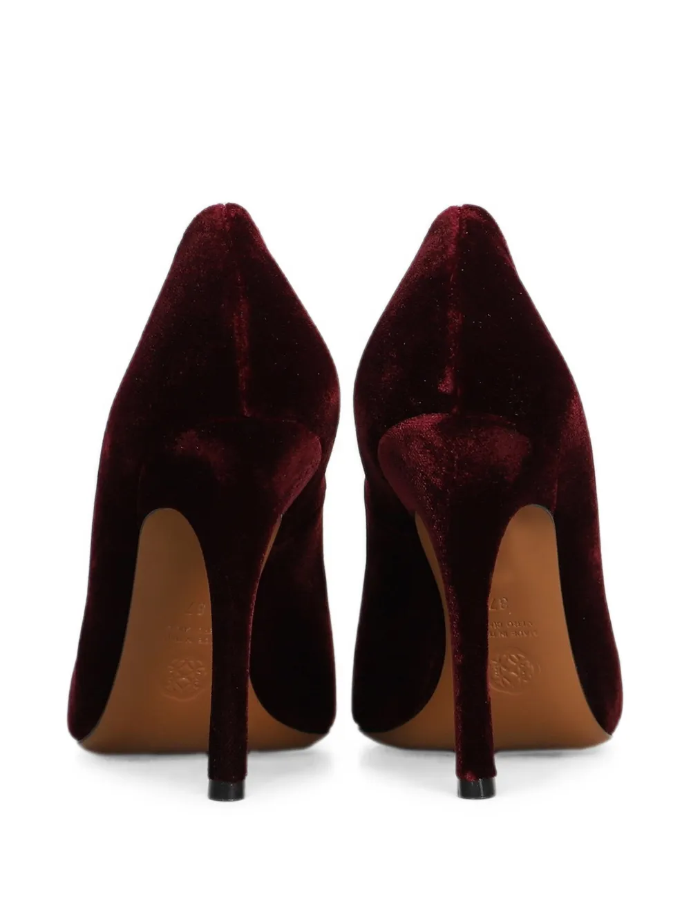 Roberto Festa Lisette floral-appliqué pumps Rood
