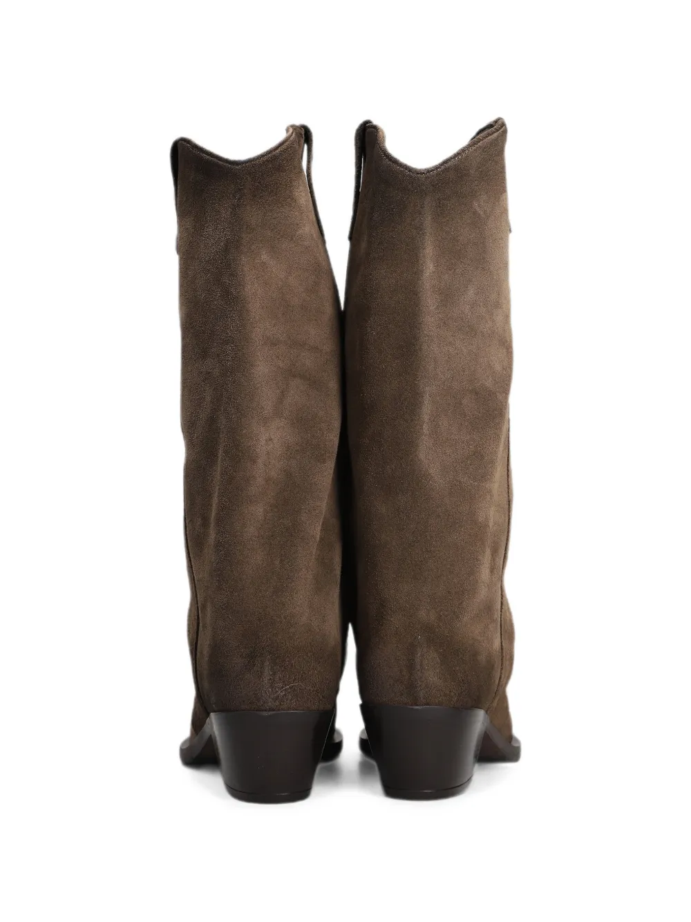 Metisse distressed-effect western boots Bruin