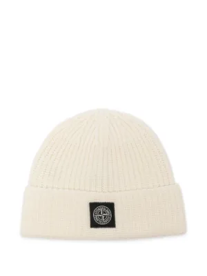 Stone Island ロゴ ビーニー | グレー | FARFETCH JP