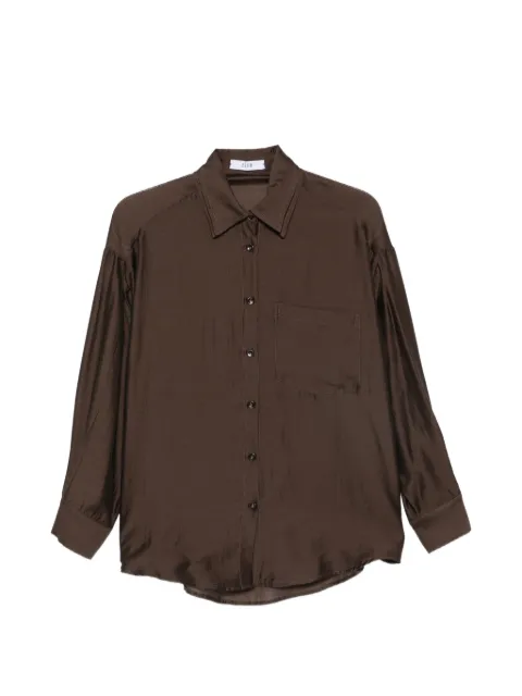 Eleh camisa manga larga con bolsillo en el pecho