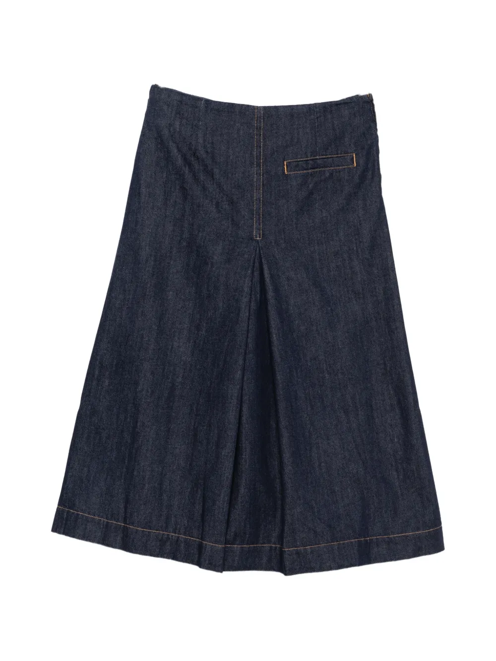 Semicouture Carla midi-rok met ceintuur Blauw