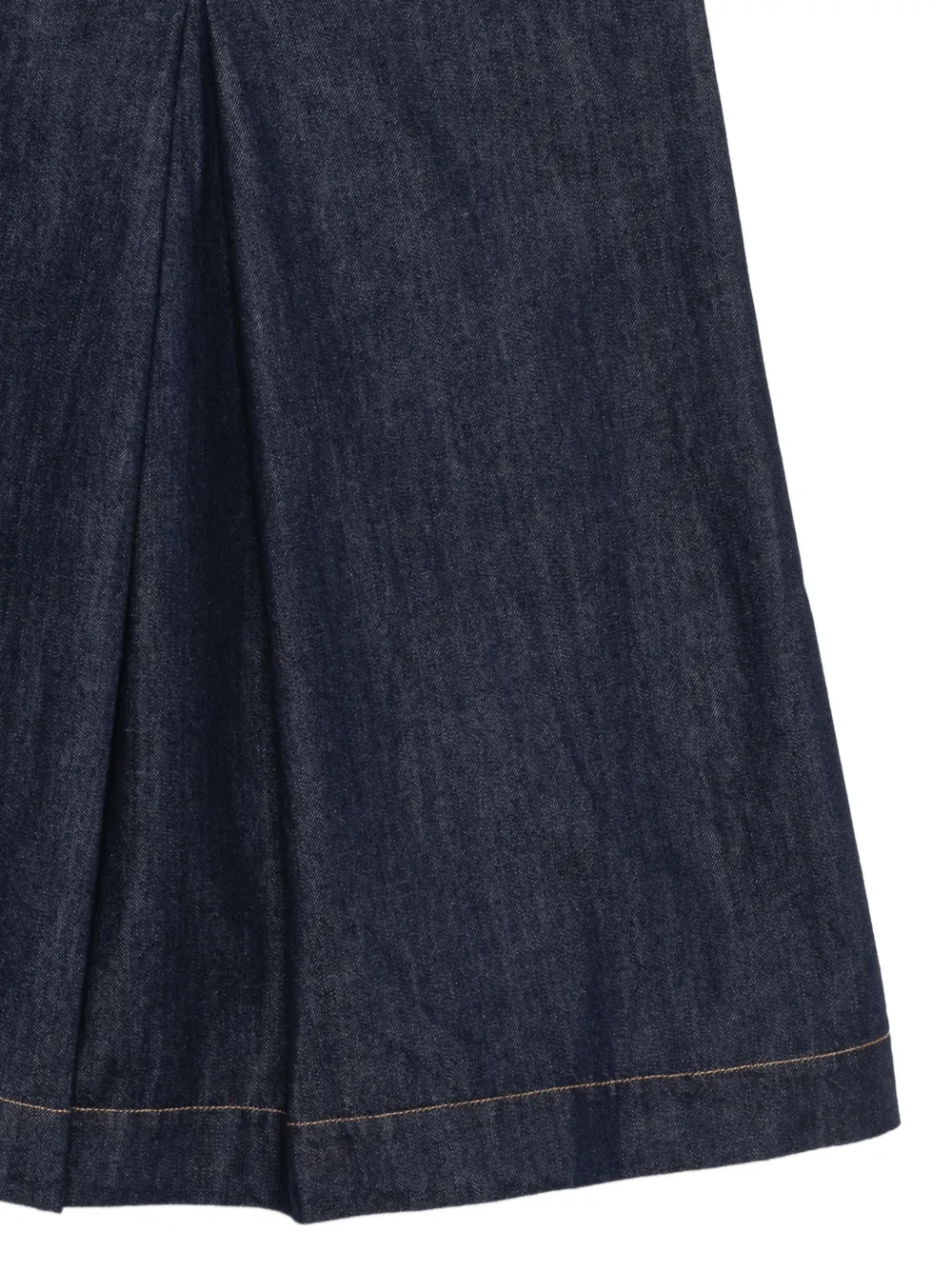 Semicouture Carla midi-rok met ceintuur Blauw