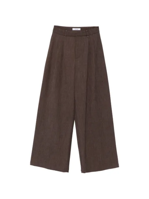 Eleh pleated wide-leg trousers