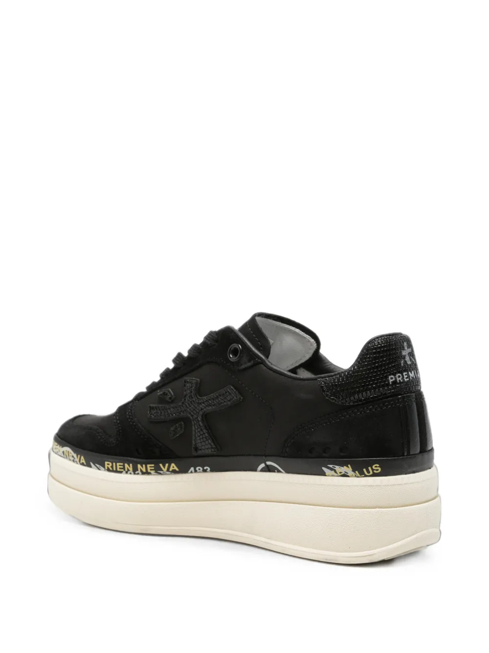 Premiata Micol platform sneakers Zwart