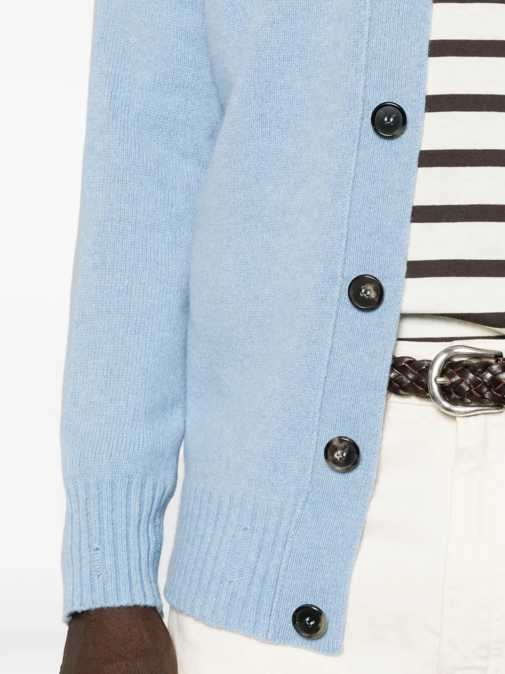AMARANTO Vest met V-hals Blauw