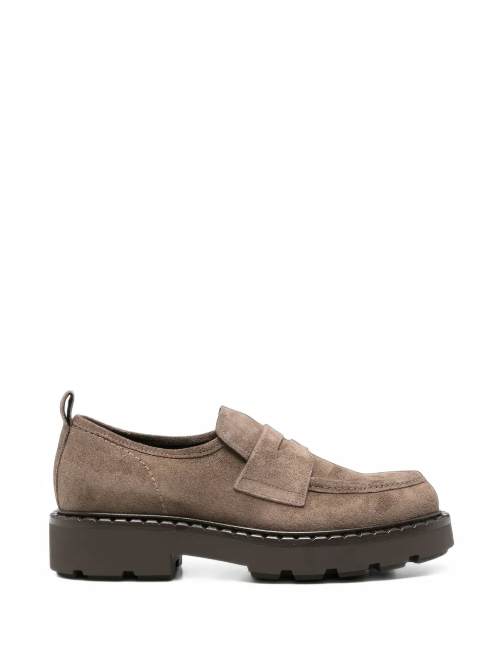 GUGLIELMO ROTTA Wallace suede loafers - Marrone