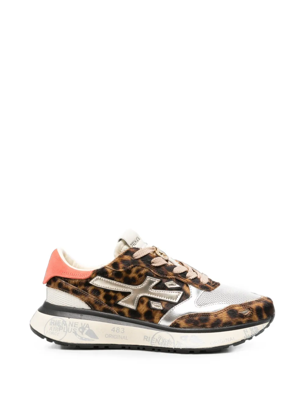 Premiata Lauryn leopard-print sneakers Bruin