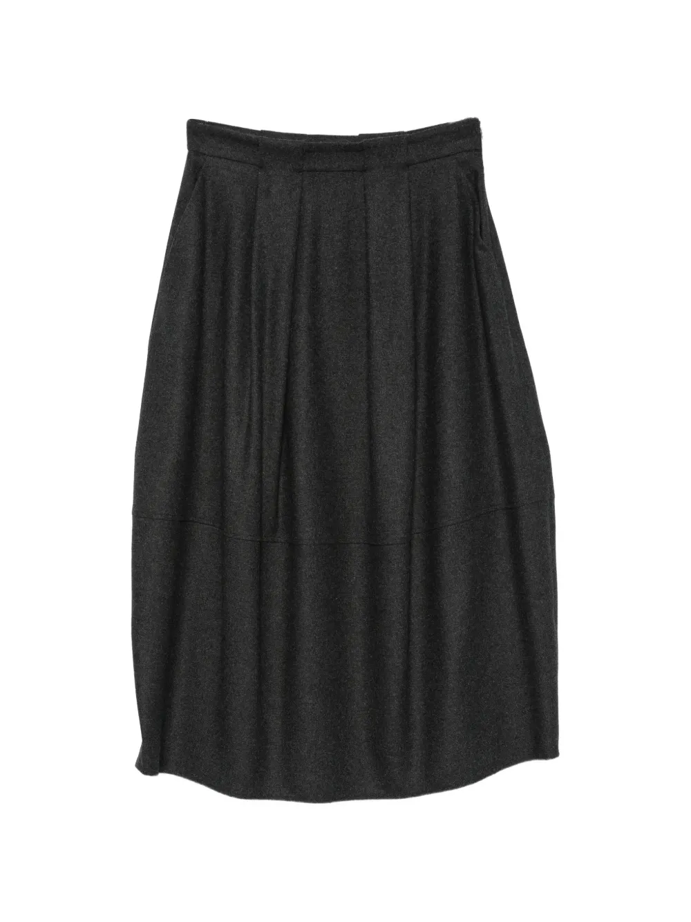 Antonelli pleated-detail maxi skirt Grijs