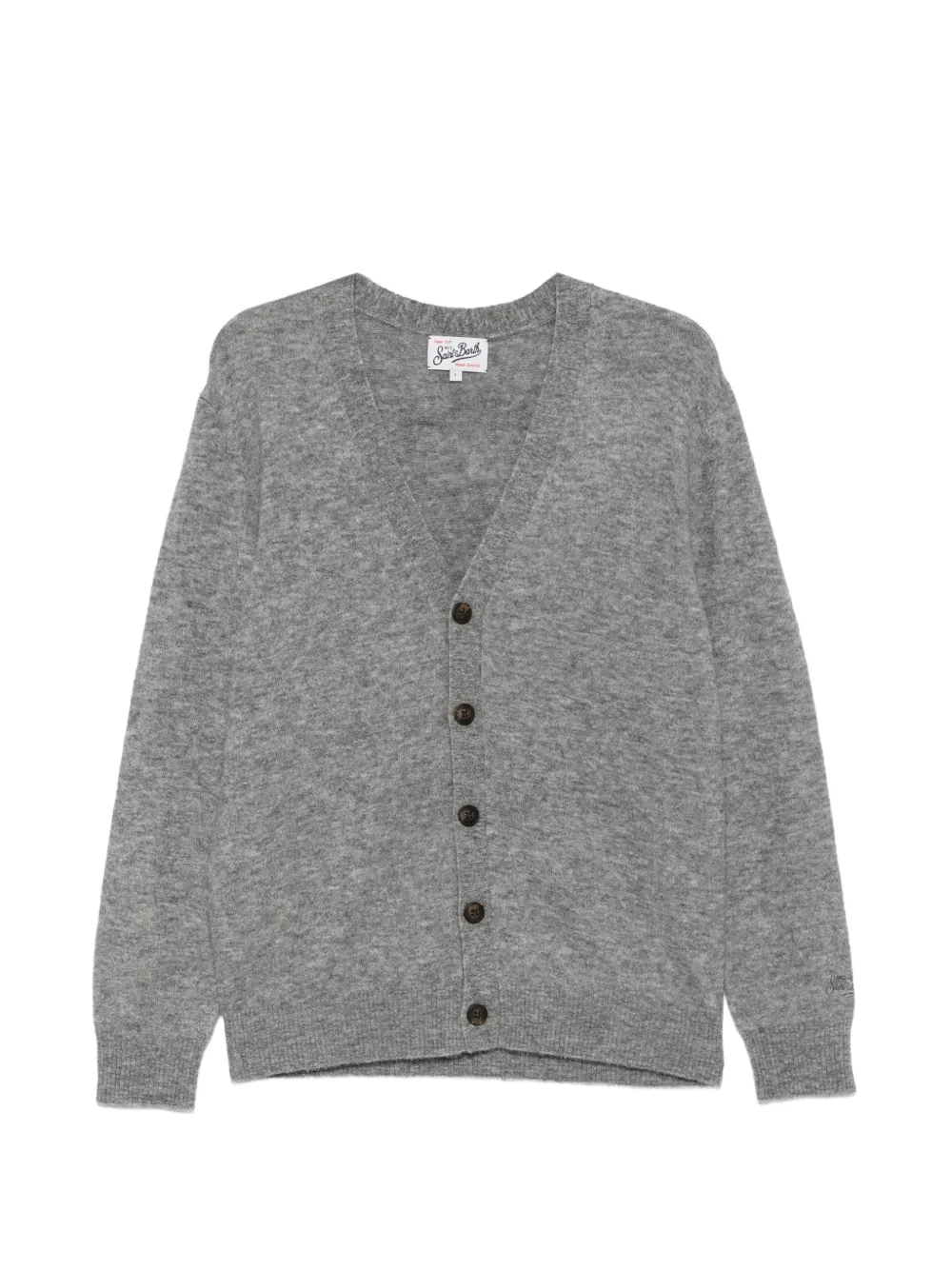 MC2 Saint Barth Herrinson V-neck button-up cardigan - Gris MC2 Saint Barth Herrinson V-neck button-up cardigan - Gris