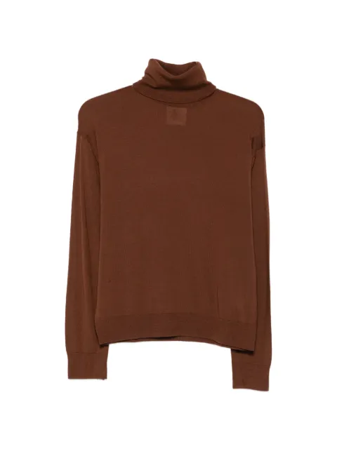 Semicouture suéter con cuello vuelto