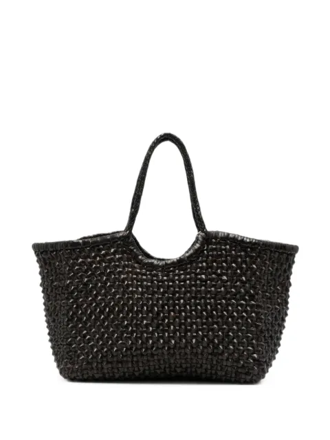 DRAGON DIFFUSION Nantucket Cactus woven leather tote bag