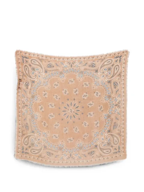 SGOMBERO CANTINE Luna paisley-print fringed scarf