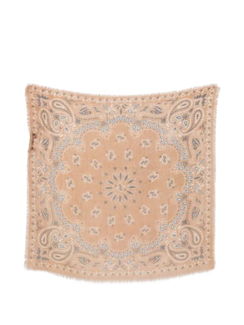 SGOMBERO CANTINE Luna paisley-print fringed scarf