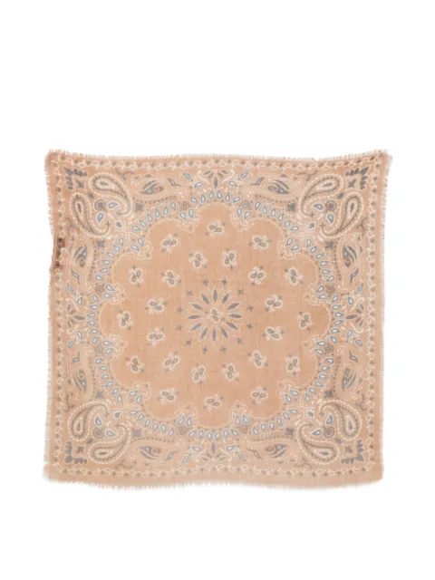 SGOMBERO CANTINE Luna paisley-print fringed scarf