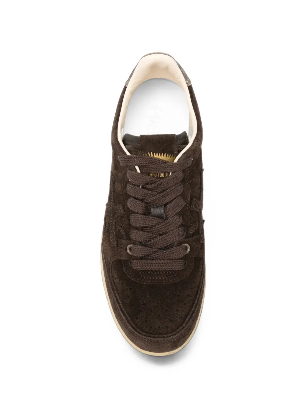 Premiata logo-patch suede sneakers Bruin
