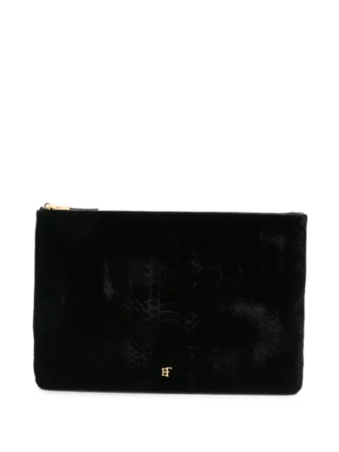 Elisabetta Franchi Clutch con applicazione logo