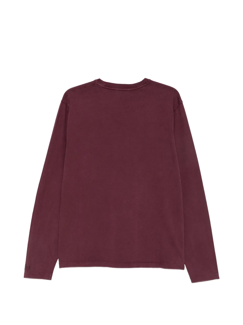 MC2 Saint Barth logo-embroidered long-sleeve T-shirt Paars