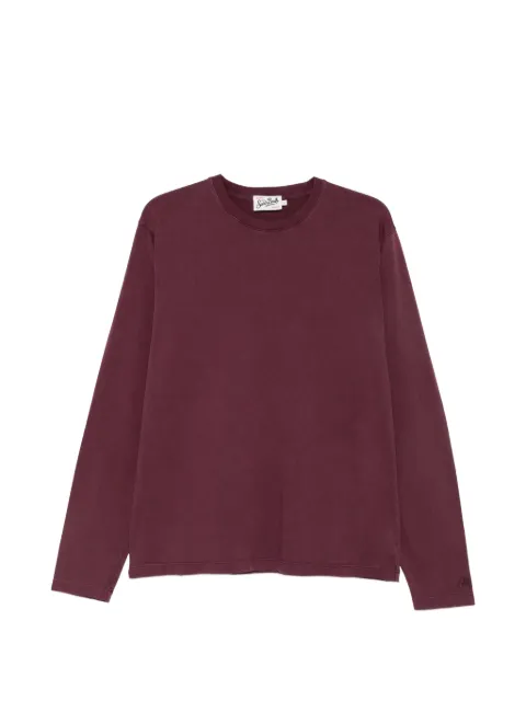 MC2 Saint Barth logo-embroidered long-sleeve T-shirt