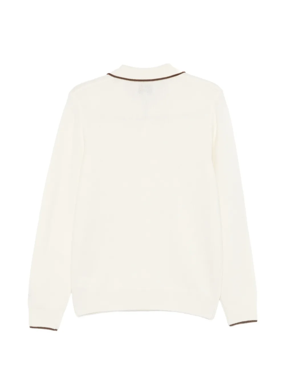MC2 Saint Barth contrast-trim sweater Beige
