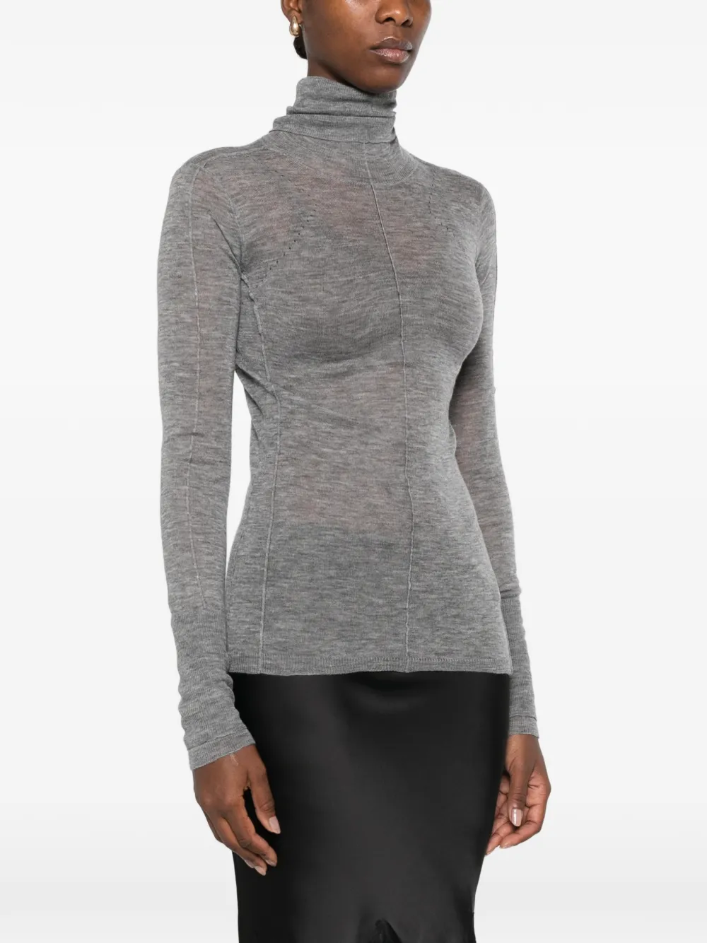 Elisabetta Franchi Wollen top Grijs