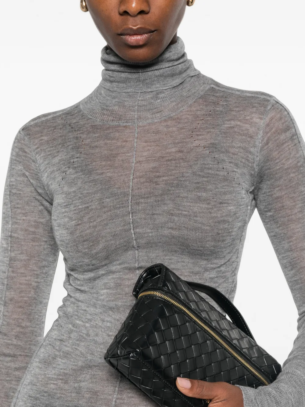 Elisabetta Franchi Wollen top Grijs