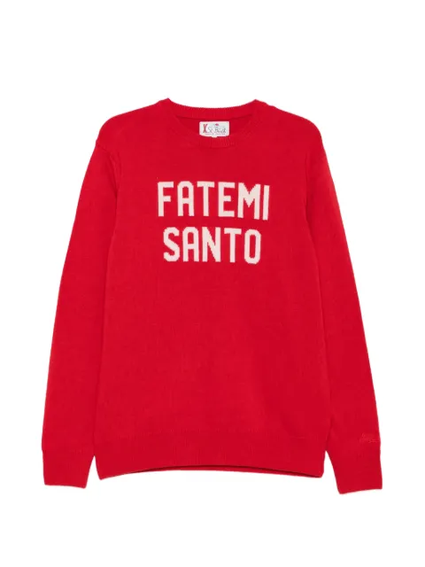 MC2 Saint Barth Heron intarsia-knit crew-neck sweater